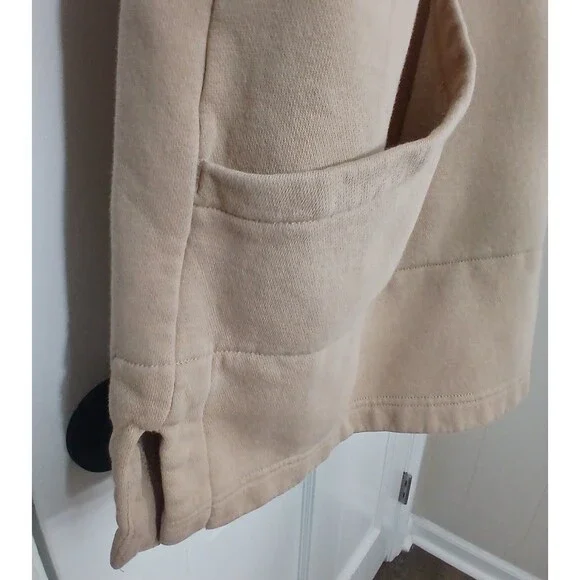 Nike Sportswear Trend Fleece 1/4 Zip Pullover Tan Women's Large Style DV4427-200 - Picture 11 of 16